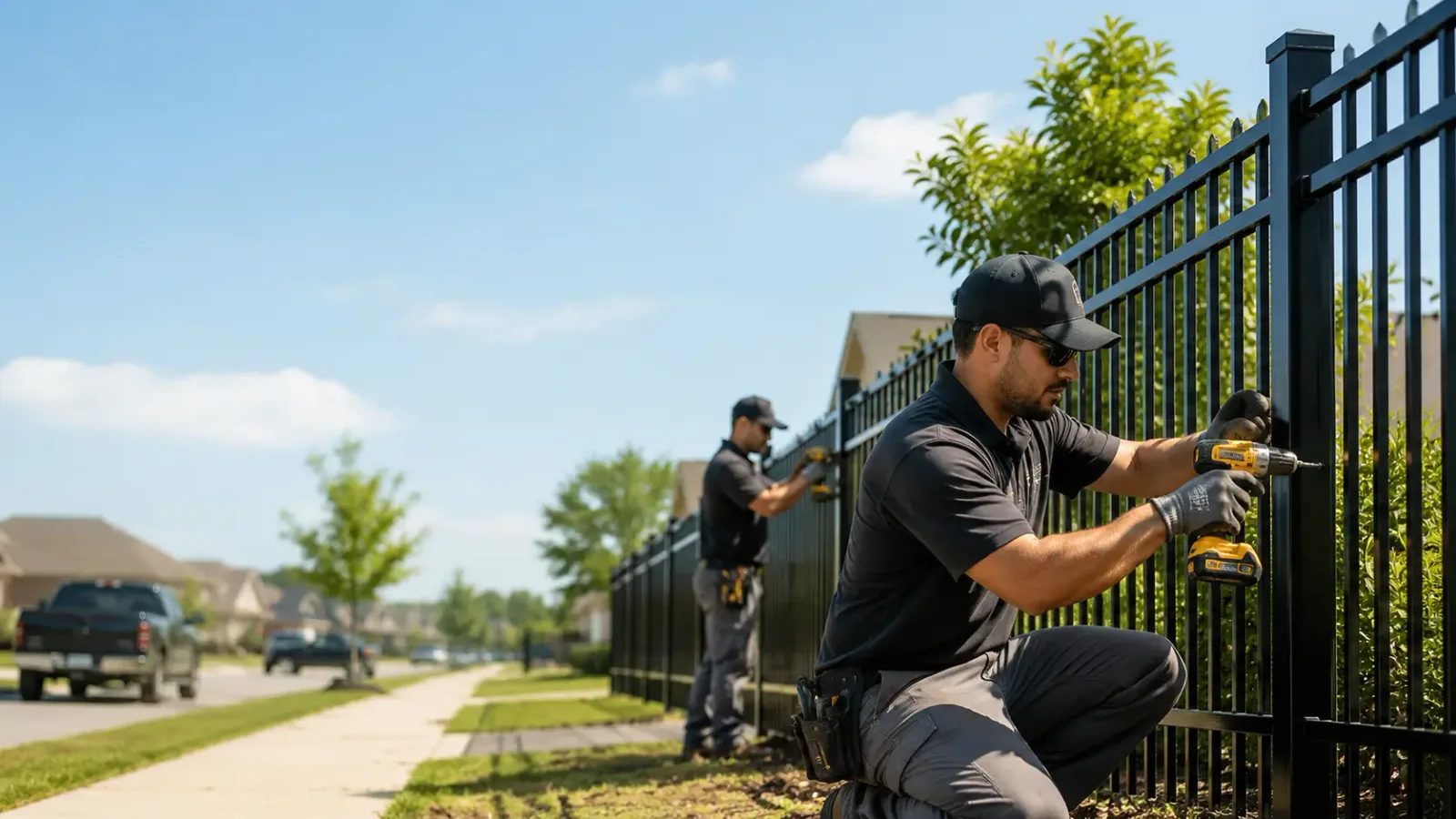 Metal Fence Installation in Albers, IL